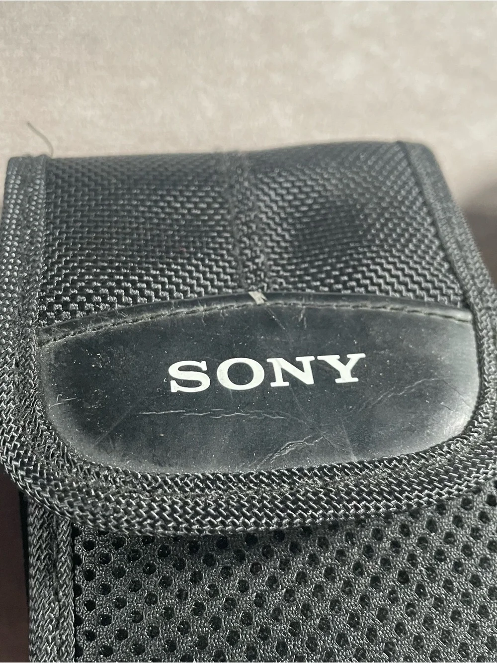 Sony Black Compact Camera Pouch Trio